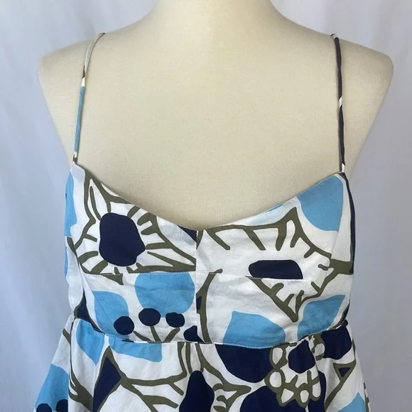 J. Crew Floral Camisole with Removable Empire Waist Tie - Size 8 - Picture 4 of 16